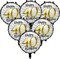 40th Birthday Balloons, 18inch Black and Gold Helium Foil Balloon,6pcs Happy 40th Birthday Balloons Kit for Teenages Womens Mens Birthday Party Decorations Anniversaries Celebrations Supplies
